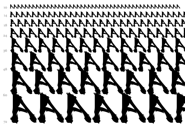 SSF4 Abuket font waterfall